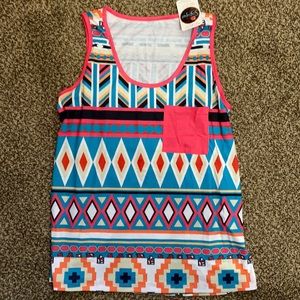 Women’s large boho tank top NEW